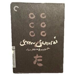 Seven Samurai The Criterion Collection 3 DVD Box Set 1954 Akira Kurosawa Film